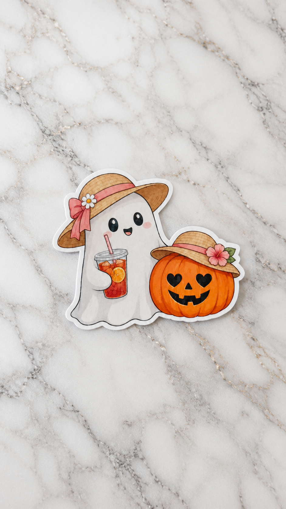 Spooky Summer Ghost Sippin’ Ice Tea