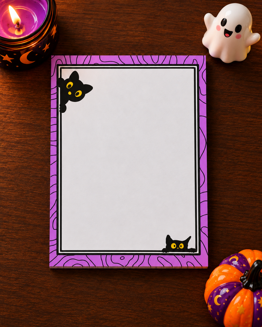 Spooky Kitty Notepad