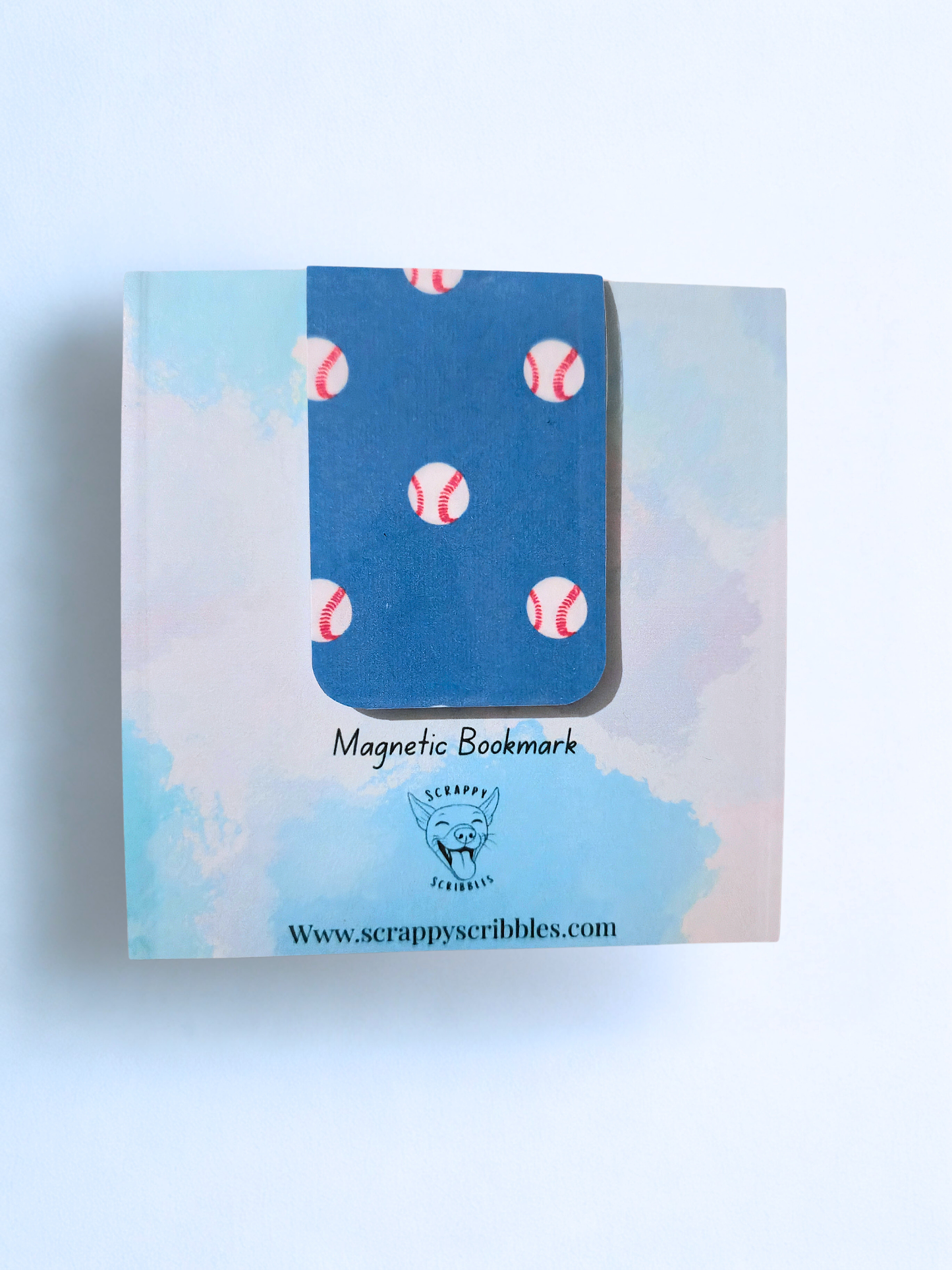 Baseball Magnetic Bookmark